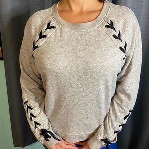 Jessica Simpson lace up sweat shirt